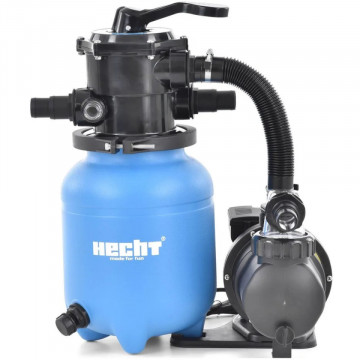 Pompă Filtrare Nisip Hecht 302111 💧 5 m³/h, 200W, 7 Poziții