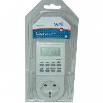 ambalaj Priza digitala programabila Well DIG-10