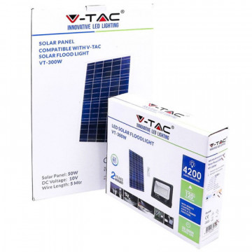 ambalaj Reflector LED 50 W 6000 K incarcare Solara V-Tac VT-300W