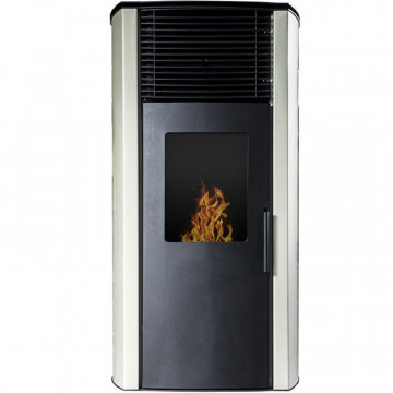Semineu pe Peleti cu aer cald Fornello Regina 8 kW