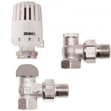 Set robinet, cap termostatic Herz Project si robinet retur