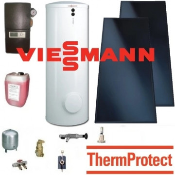 Sistem 2 Panouri Viessmann Vitosol 200-FM | Boiler 300L | ThermProtect | Termix ☀️🌡️