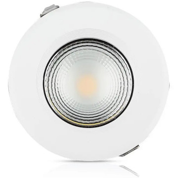 Spot rotund LED COB 10W 120 Lm/W alb cald VT-26101