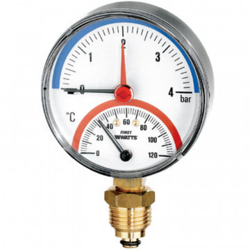 Termomanometru radial Watts TIRM-80-6