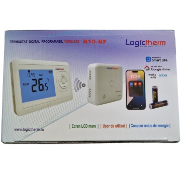 Cutie Termostat fara fir Logictherm R10RF-Wifi