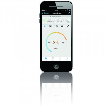 Aer conditionat split Daikin Emura FTXJ50AW-RXJ50A 18000 BTU/h comanda smartphone