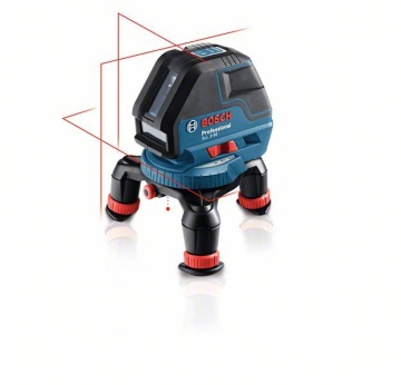 Bosch GLL 3-50 | Nivelă Laser 3 Linii + Receptor LR 2 + Suport BM 1 | Termix