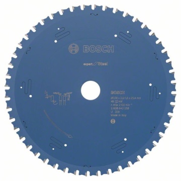 Bosch Panza ferastrau circular Expert for Steel, 230x25.4x2mm, 48T