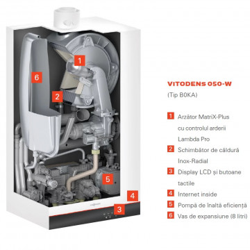detalii Centrala termica Viessmann Vitodens 050-W 19 B0KA