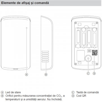 detalii Senzor CO2 ViCare Viessmann 7377019