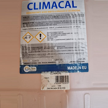 Dezincrustant acid Clima Chemicals Clima-Cal 10 litri