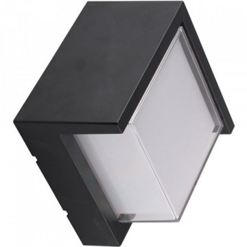 LED Wall Light 12W 4000K VT-827 square black