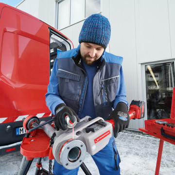 utilizare Masina electrica de filetat Rothenberger Supertronic 2000 E