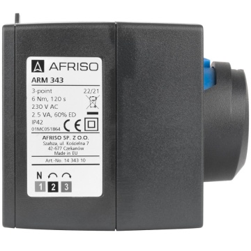 eticheta Servomotor vana de amestec Afriso ARM 343