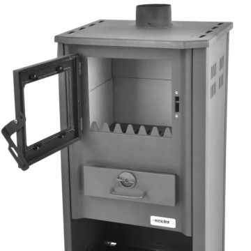 detalii Soba Hecht FLEMIS 8-9 kW pentru lemne si bricheti
