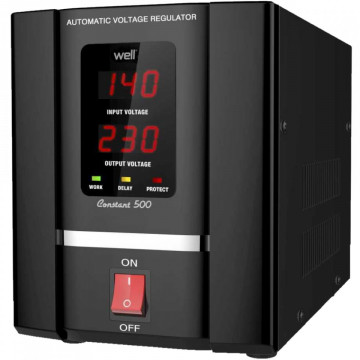 Stabilizator tensiune Well AVR-SERV Constant 500 VA