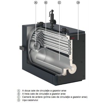 detalii Cazan otel  Viessmann Vitomax LW