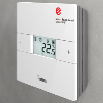 Termostat Rehau Nea HT Incalzire cu Timer 24 V red dot