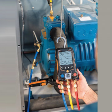 utilizare Testo 550s Manifold digital inteligent
