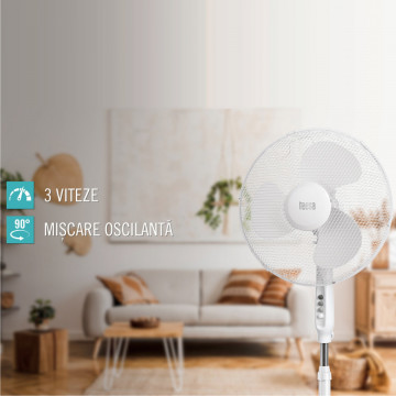 utilizare Ventilator cu picior 3 viteze Teesa TSA8022