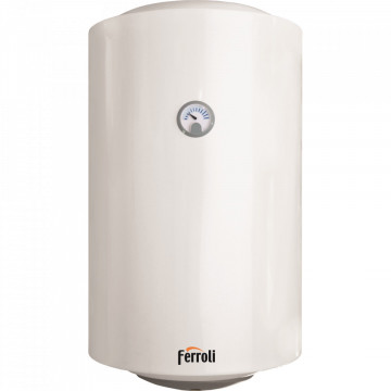 Boiler Electric Ferroli E-Glasstech VBO 100 ⚡ 100 Litri | Fiabil & Emailat | Termix