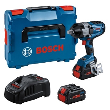 Bosch GDS 18V-1600 HC | 1600 Nm | BITURBO | 2 x Acumulatori