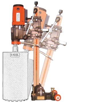 Cabel CSN-6A-BA Unitate antrenare carota, 2100W + Suport cu reglaj unghi +/-60 garde, 152mm