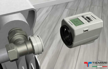 Cap termostatic programabil Tiemme HeCo-Matic