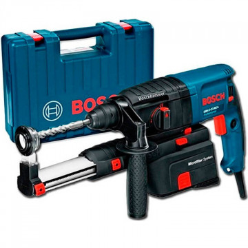 valiza Ciocan rotopercutor Bosch cu aspirare SDS-Plus GBH 2-23 REA