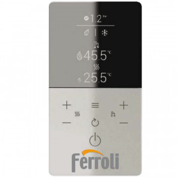 panou comanda Centrala termica Ferroli Bluehelix HiTech RRT K50 M cu boiler incorporat