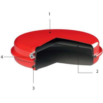 sectiune Vas expansiune circular plat CP335/8