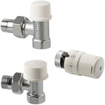 Kit KTC01 Cap termostatic Teide cu robinet si ventil retur