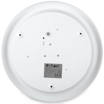 Plafoniera LED 12W Senzor miscare 4000K V-Tac VT-13 alb neutru spate