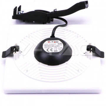 Panou LED 8W 6400K V-Tac VT-608 alb rece desfacut