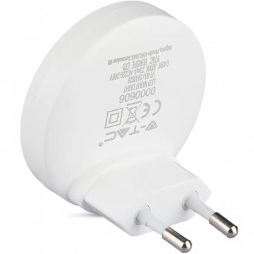 Lampa veghe rotunda cu Senzor 4000K V-Tac VT-83 alb neutru stecher