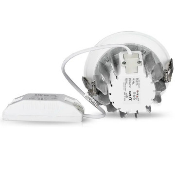 Spot rotund LED COB 10W 120 Lm/W alb cald VT-26101 spate