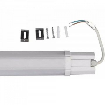 prindere Corp iluminat industrial 120 cm 36 W IP65 6500K V-Tac VT-1239 alb rece