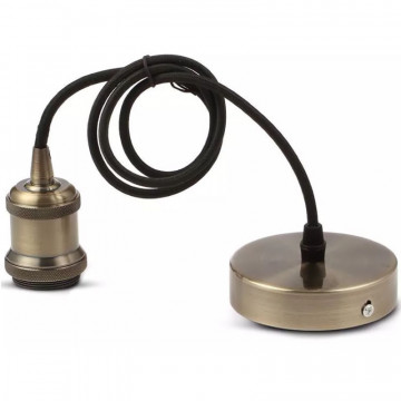 Corp iluminat suspendat infasurat 60W IP20 V-Tac VT-7555 bronz