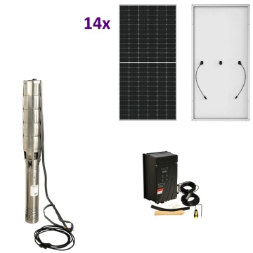Pachet Pompa Submersibilă Solară Progarden Aqua SOLAR 4053 + 14 Panouri Fotovoltaice SP460M | Termix 🚀