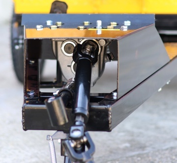 Pachet ProGARDEN Alpine RM500T Remorcă cu tracțiune 500kg | 1 osie, prindere bolț pentru motocultor, roți 19x7-8 si set manicoți Adaptiv 3 in 1 S