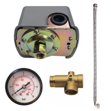 Set Accesorii Hidrofor Progarden: Presostat, Manometru, Niplu, Racord 5 căi | Termix