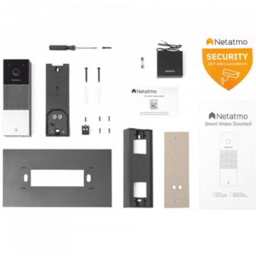 continut pachet Sonerie usa Netatmo Smart Video Doorbell