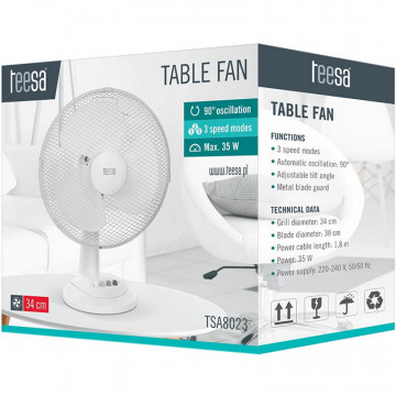 ambalaj Ventilator de masa Teesa TSA8023