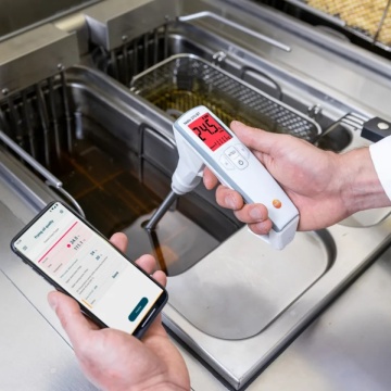 utilizare Tester pentru calitatea uleiul de gătit testo 270 BT
