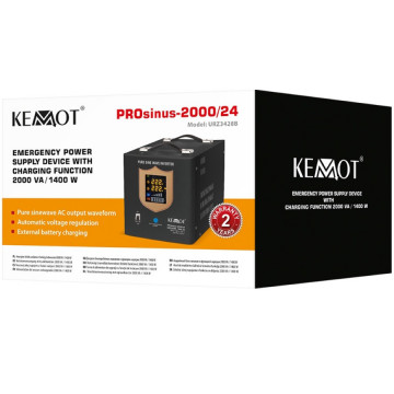 ambalaj UPS Kemot Prosinus 2000/24 urz3428B 1400 W negru