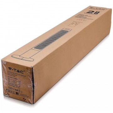 ambalaj Ventilator 55 W Turn 46 120 cm cu display si telecomanda V-Tac VT-5546 negru