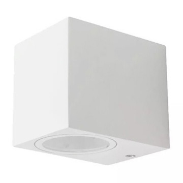✅ Lampă Perete Exterior V-TAC Albă | Soclu GU10 | Design Modern - Termix.ro