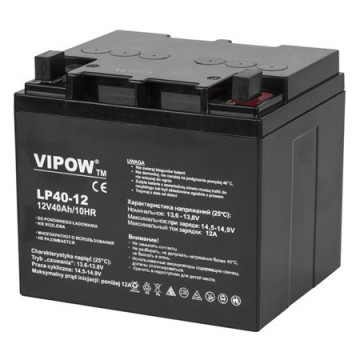 Acumulator gel plumb Vipow 12V 40Ah