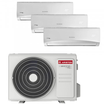 Aer conditionat multi-split cu 3 unitati interioare 2x 9.000 BTU/h si 1x 12000 BTU/h Ariston Prios 80 XD0