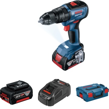 Bosch GSB 18V-50 - Mașină Găurit Brushless + 2 Acumulatori | Termix